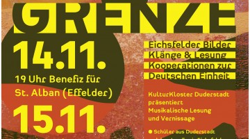 Plakat Heimat und Grenze